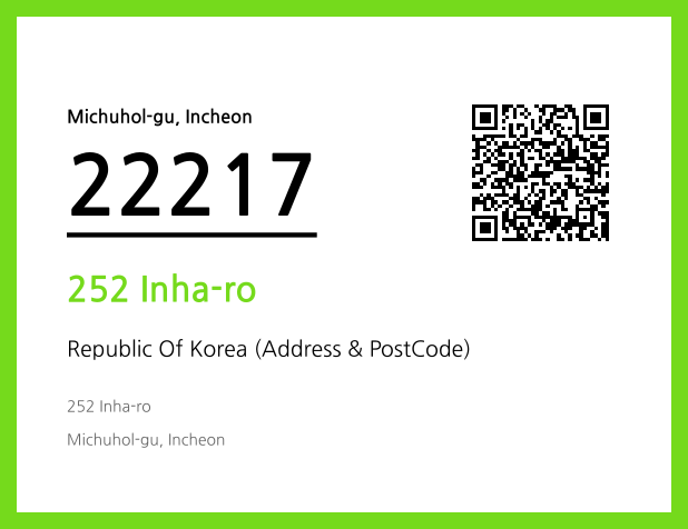 CC BY 4.0 Address and Postal Code QR Code Image (CC BY 4.0)