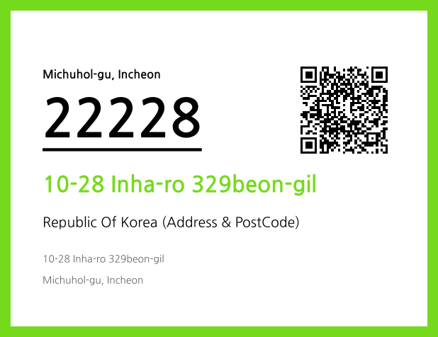 Address and Postal Code QR Code Image (CC BY 4.0)