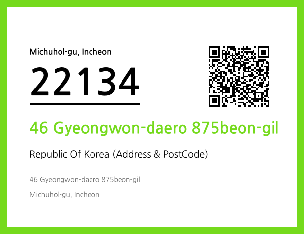 CC BY 4.0 Address and Postal Code QR Code Image (CC BY 4.0)