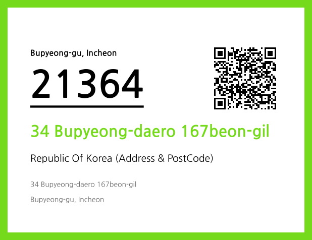 CC BY 4.0 Address and Postal Code QR Code Image (CC BY 4.0)