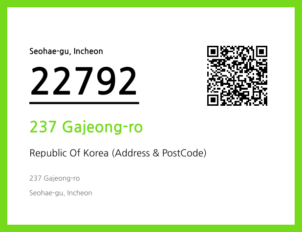 CC BY 4.0 Address and Postal Code QR Code Image (CC BY 4.0)