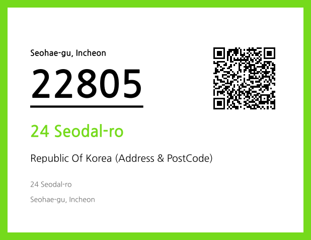 CC BY 4.0 Address and Postal Code QR Code Image (CC BY 4.0)