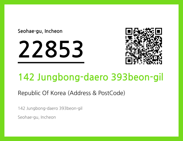 CC BY 4.0 Address and Postal Code QR Code Image (CC BY 4.0)