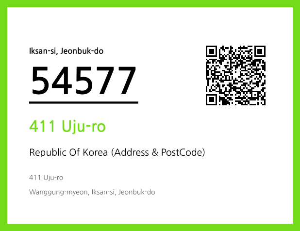 CC BY 4.0 Address and Postal Code QR Code Image (CC BY 4.0)