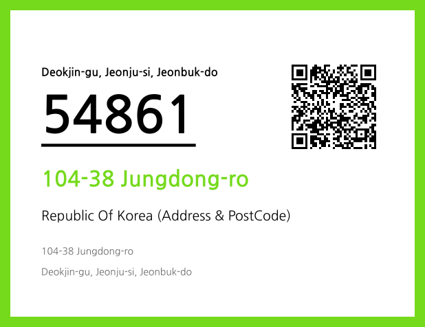 CC BY 4.0 Address and Postal Code QR Code Image (CC BY 4.0)