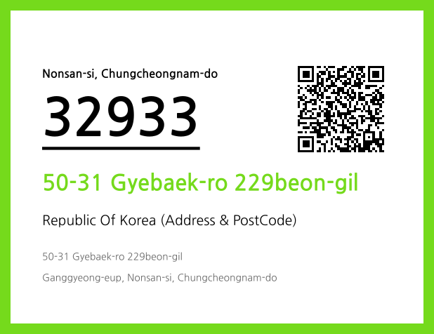 CC BY 4.0 Address and Postal Code QR Code Image (CC BY 4.0)