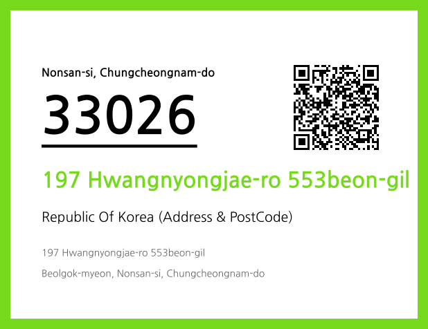 CC BY 4.0 Address and Postal Code QR Code Image (CC BY 4.0)