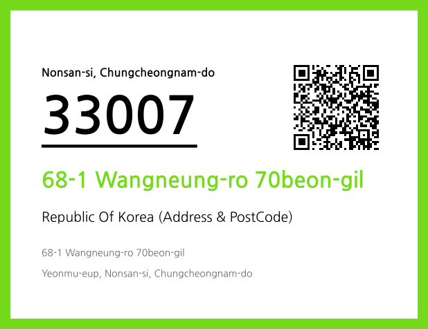 CC BY 4.0 Address and Postal Code QR Code Image (CC BY 4.0)