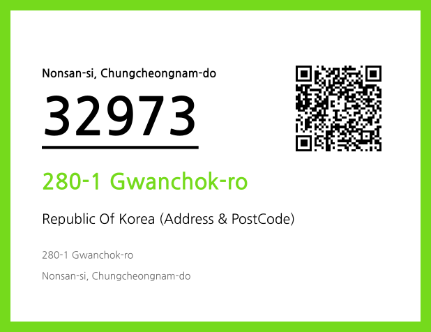 CC BY 4.0 Address and Postal Code QR Code Image (CC BY 4.0)