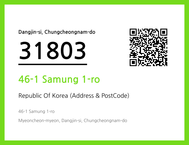 CC BY 4.0 Address and Postal Code QR Code Image (CC BY 4.0)