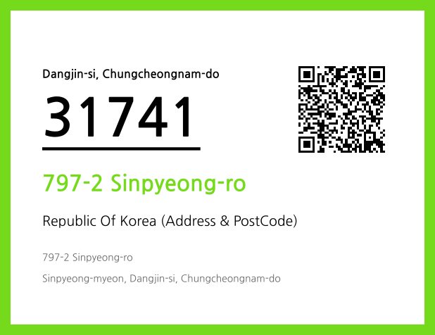CC BY 4.0 Address and Postal Code QR Code Image (CC BY 4.0)