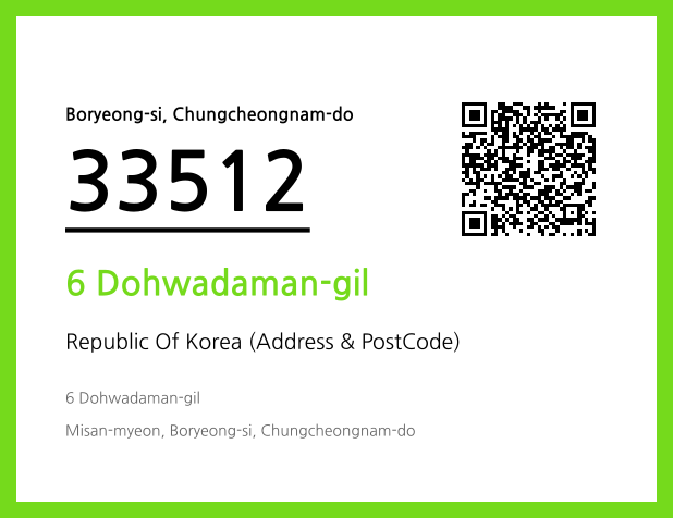 CC BY 4.0 Address and Postal Code QR Code Image (CC BY 4.0)