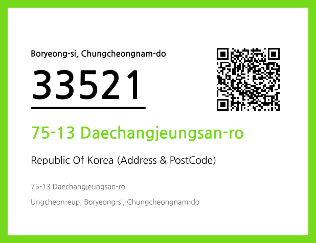 CC BY 4.0 Address and Postal Code QR Code Image (CC BY 4.0)