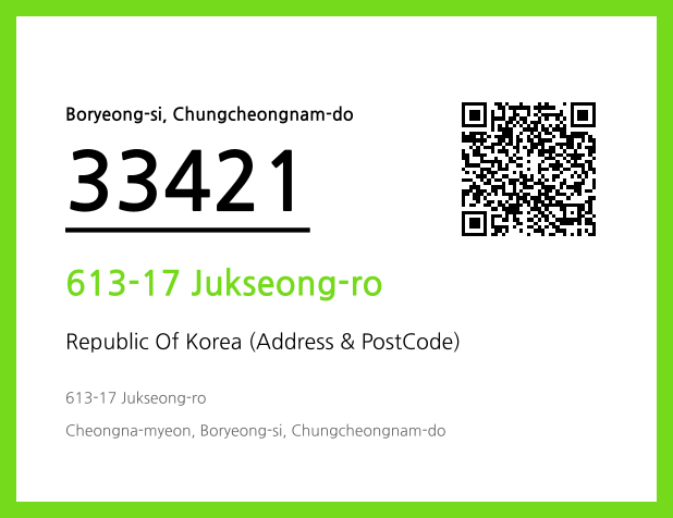 CC BY 4.0 Address and Postal Code QR Code Image (CC BY 4.0)