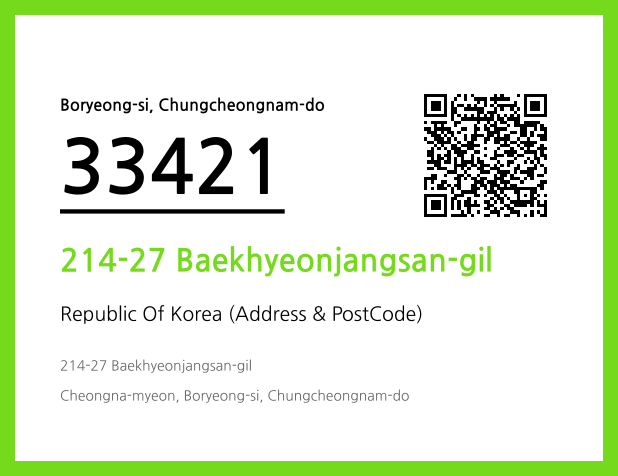 CC BY 4.0 Address and Postal Code QR Code Image (CC BY 4.0)