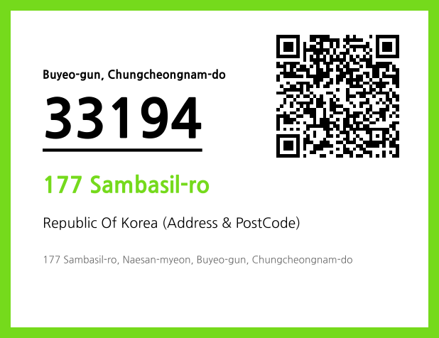 Address and Postal Code QR Code Image (CC BY 4.0)