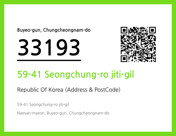 CC BY 4.0 Address and Postal Code QR Code Image (CC BY 4.0)