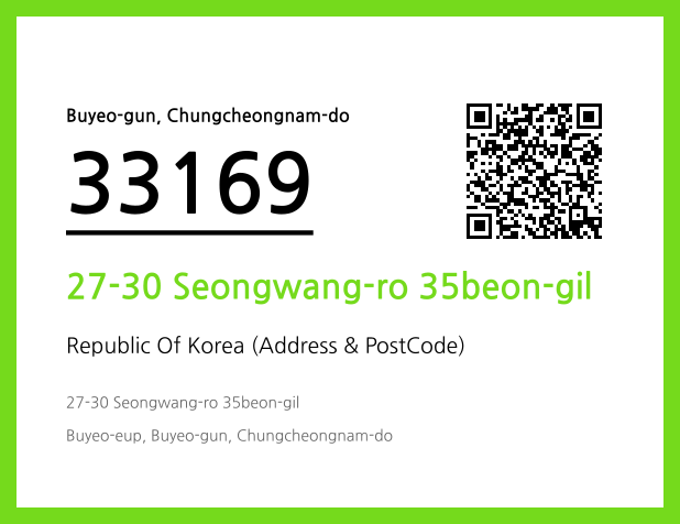 CC BY 4.0 Address and Postal Code QR Code Image (CC BY 4.0)