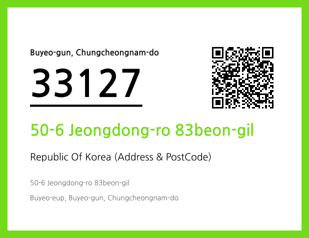 CC BY 4.0 Address and Postal Code QR Code Image (CC BY 4.0)