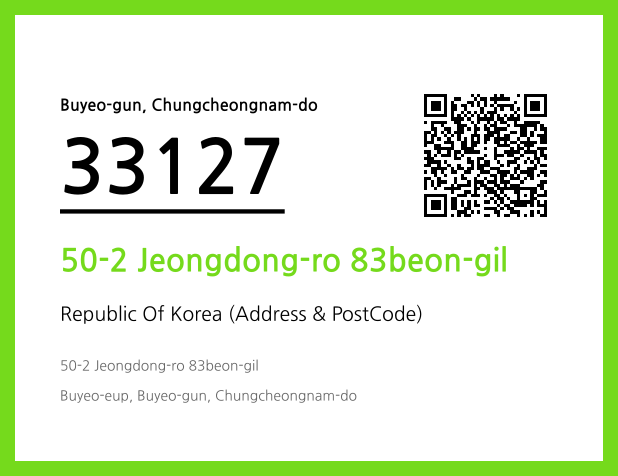CC BY 4.0 Address and Postal Code QR Code Image (CC BY 4.0)