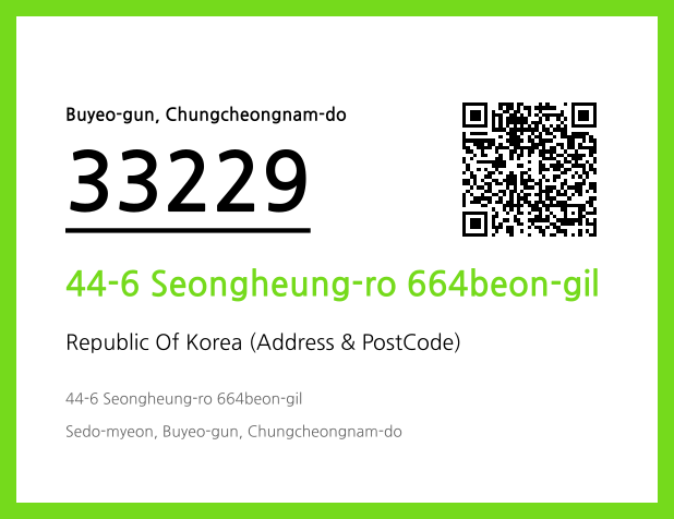 CC BY 4.0 Address and Postal Code QR Code Image (CC BY 4.0)
