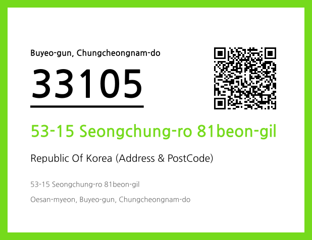 CC BY 4.0 Address and Postal Code QR Code Image (CC BY 4.0)