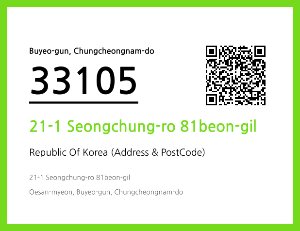 Address and Postal Code QR Code Image (CC BY 4.0)