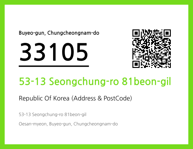 CC BY 4.0 Address and Postal Code QR Code Image (CC BY 4.0)