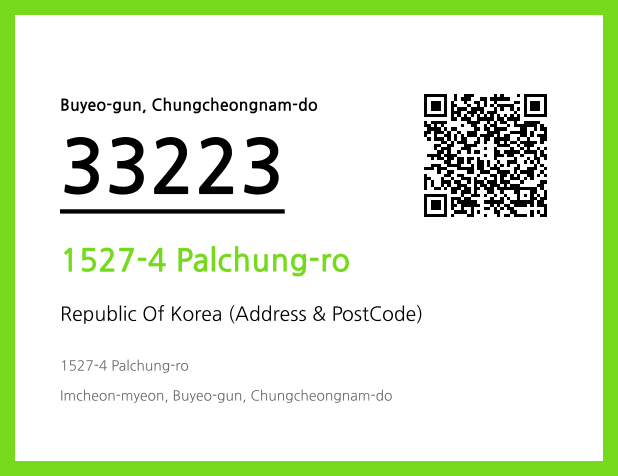 CC BY 4.0 Address and Postal Code QR Code Image (CC BY 4.0)