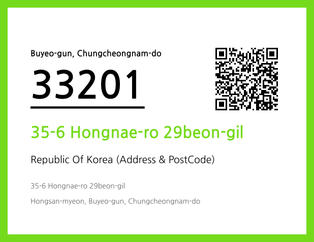 CC BY 4.0 Address and Postal Code QR Code Image (CC BY 4.0)