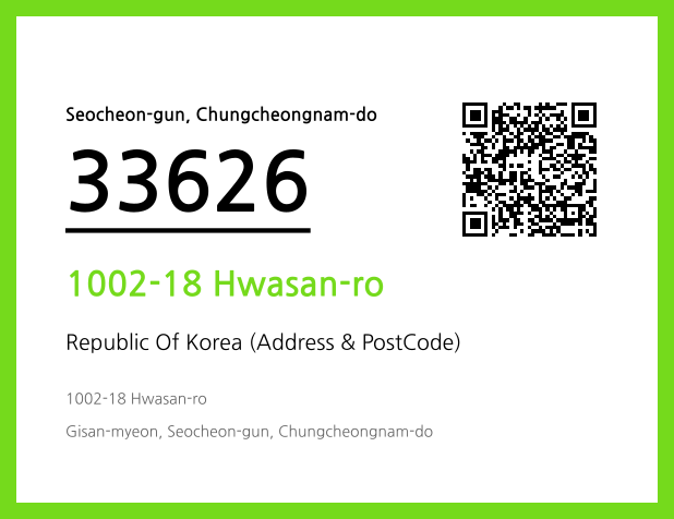 CC BY 4.0 Address and Postal Code QR Code Image (CC BY 4.0)