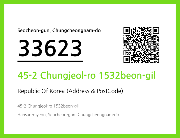 CC BY 4.0 Address and Postal Code QR Code Image (CC BY 4.0)