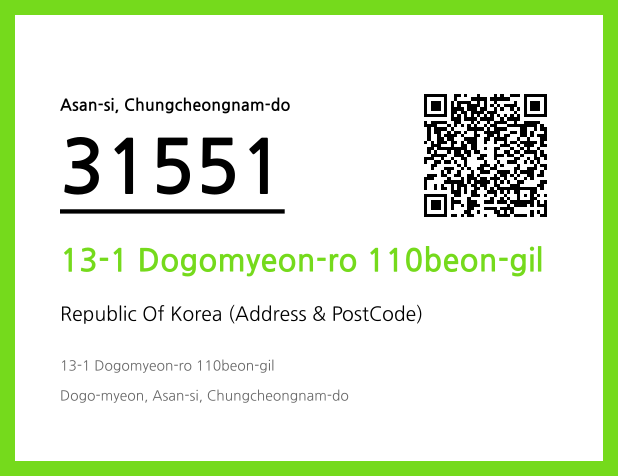 CC BY 4.0 Address and Postal Code QR Code Image (CC BY 4.0)