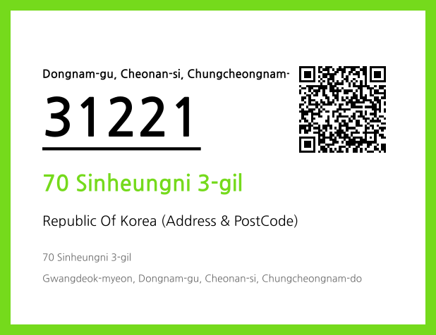 CC BY 4.0 Address and Postal Code QR Code Image (CC BY 4.0)