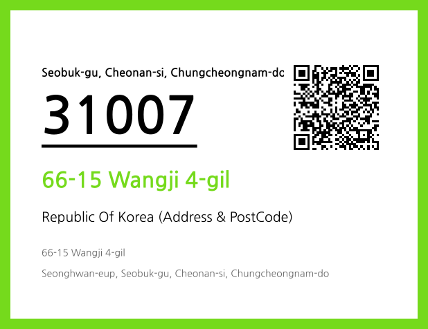 CC BY 4.0 Address and Postal Code QR Code Image (CC BY 4.0)