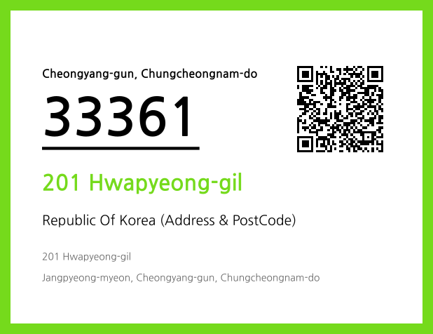 CC BY 4.0 Address and Postal Code QR Code Image (CC BY 4.0)