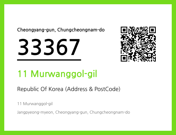 CC BY 4.0 Address and Postal Code QR Code Image (CC BY 4.0)
