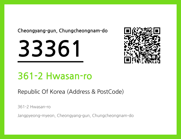 CC BY 4.0 Address and Postal Code QR Code Image (CC BY 4.0)