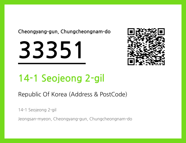 CC BY 4.0 Address and Postal Code QR Code Image (CC BY 4.0)