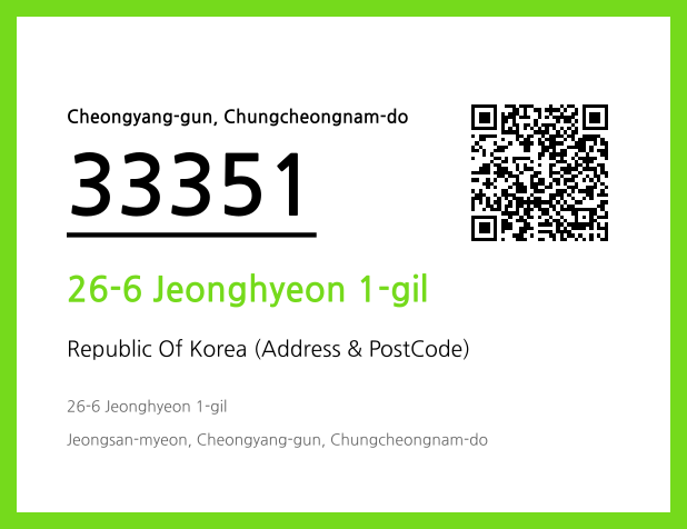 CC BY 4.0 Address and Postal Code QR Code Image (CC BY 4.0)