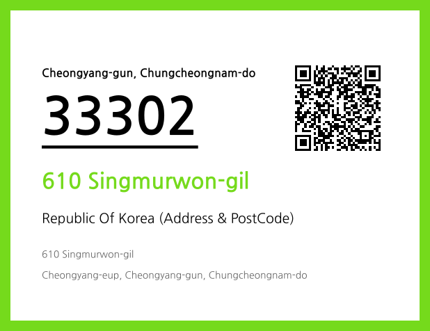 CC BY 4.0 Address and Postal Code QR Code Image (CC BY 4.0)
