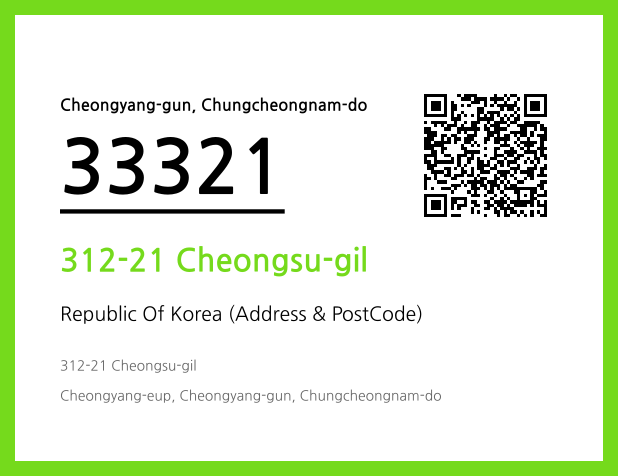 CC BY 4.0 Address and Postal Code QR Code Image (CC BY 4.0)