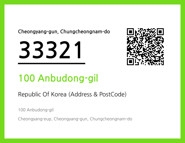 CC BY 4.0 Address and Postal Code QR Code Image (CC BY 4.0)