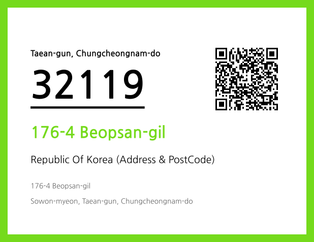 Address and Postal Code QR Code Image (CC BY 4.0)