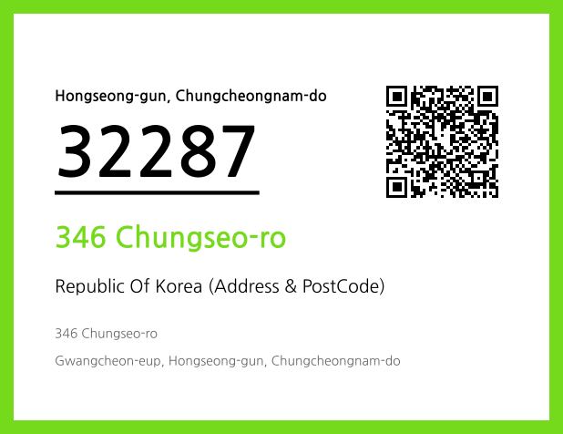 CC BY 4.0 Address and Postal Code QR Code Image (CC BY 4.0)