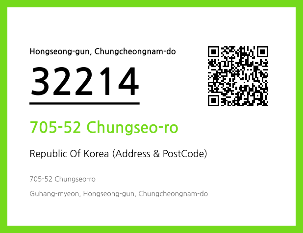 CC BY 4.0 Address and Postal Code QR Code Image (CC BY 4.0)