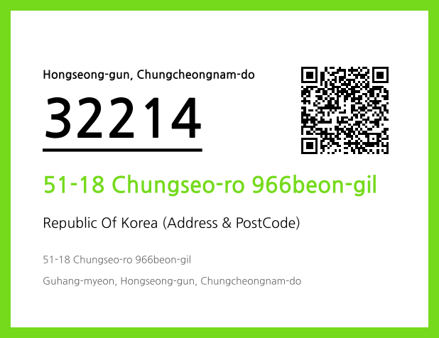 CC BY 4.0 Address and Postal Code QR Code Image (CC BY 4.0)