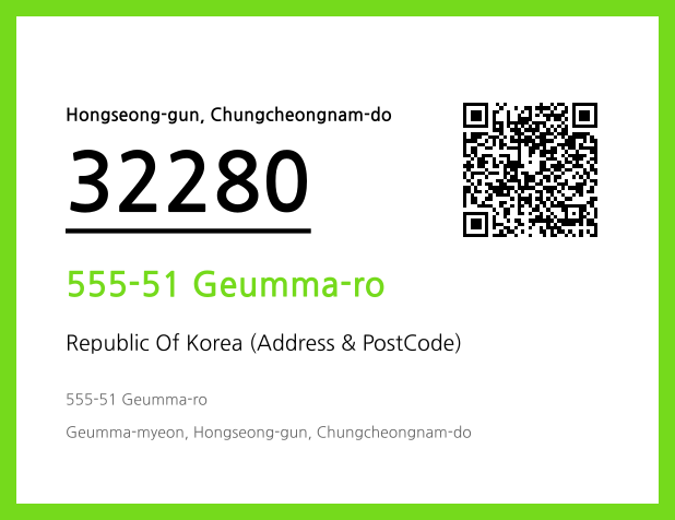 CC BY 4.0 Address and Postal Code QR Code Image (CC BY 4.0)