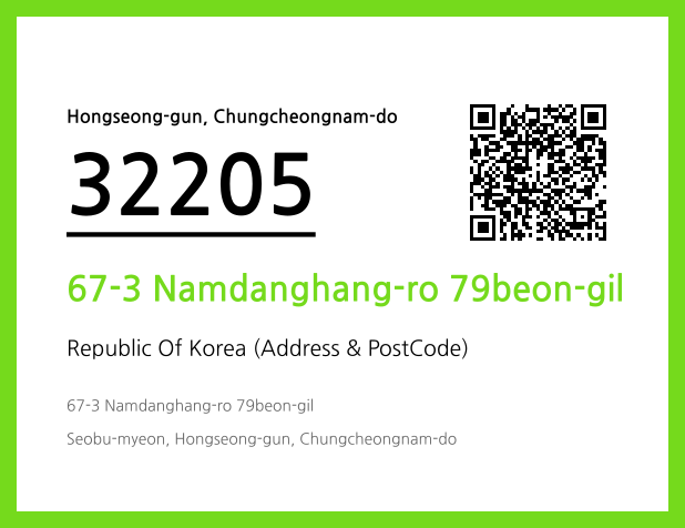 CC BY 4.0 Address and Postal Code QR Code Image (CC BY 4.0)