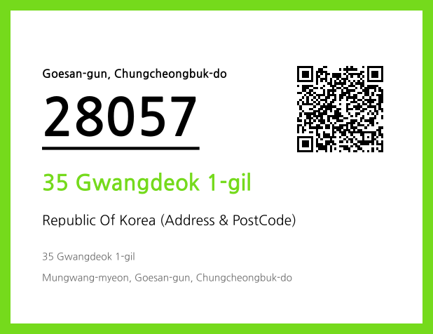 CC BY 4.0 Address and Postal Code QR Code Image (CC BY 4.0)